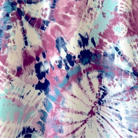 Miken Swim | Purple Blue Tie Dye Swim Coverup, Small - Picture 5 of 7